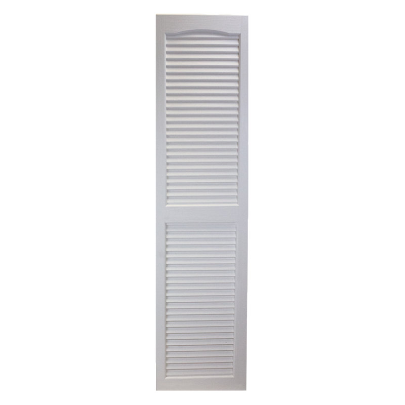 USA Exterior Vinyl Louvered Shutter Pair & Reviews Wayfair